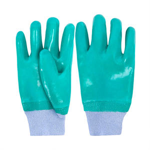 Guantes de trabajo ligeros industriales recubiertos de Palma de goma, guante de trabajo de seguridad recubierto de látex arrugado de punto de calibre 13 - Product Image 2