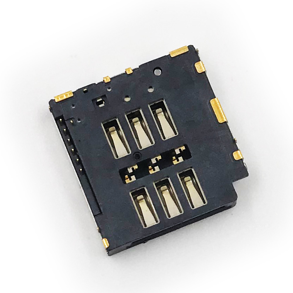 Двойной разъем для чтения Sim-карт гибкий кабель для iPhone 11 Pro слот для Sim-карты держатель адаптер Ремонт Запасные части