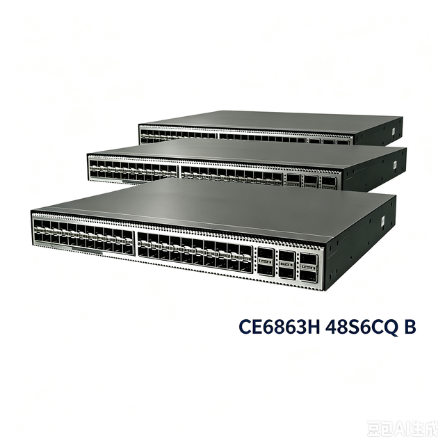 CE 6863H 48S6CQ B Data Center Switch 48 Port 25G SFP28 + 6 Port 100G QSFP28 Layer 3 Managed 1U Rack Mount Network Switch