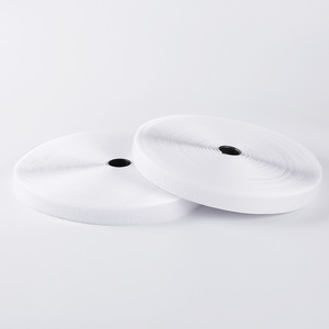 Ventes en gros de rubans auto-agrippants tissés non adhésifs pour machines à coudre, attaches pour vêtements, accessoires blancs, support OEM ODM - Product Image 1