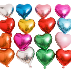 Tùy chỉnh thiết kế 18-inch trái tim màu đỏ lá bóng bay Phù hợp tình yêu bóng cho giáng sinh và sinh nhật bên số lượng lớn 50 pcs - Product Image 1