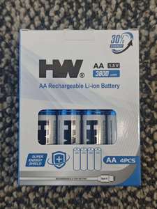 <span class=keywords><strong>Batterie</strong></span> agli Ioni di Litio Ricaricabili USB Type-C 4in1 AA <span class=keywords><strong>14500</strong></span> Pacco <span class=keywords><strong>Batterie</strong></span> 1.5V 3800mWh - Product Image 2