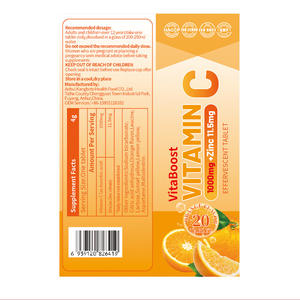OEM vitamina <span class=keywords><strong>c</strong></span> compressa effervescente 1000mg prezzo integratore Vc compresse vitamina <span class=keywords><strong>c</strong></span> effervescenti per la pelle - Product Image 5