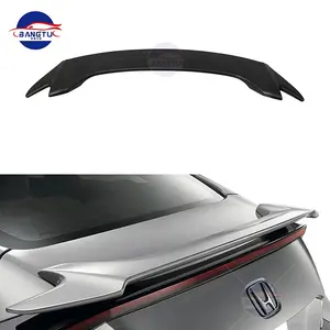 สปอยเลอร์ท้ายรถด้านหลังแบบปีกตรงสำหรับ Honda Civic 10th 2016-2021