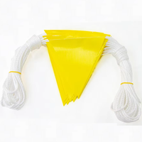 Banderoles en PVC orange/drapeau à fanion triangulaire