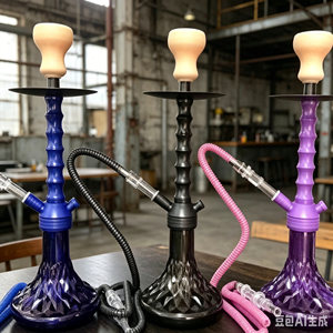 Portable <b>Hookah</b> Set Plastic Water <b>Pipe</b> Kit Colorful Tobacco Smoking Accessory for Home Lounge Bar - Product Image 6