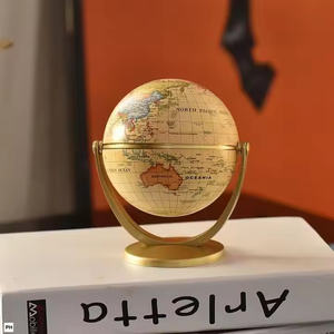 Globo giratorio 360 tierra <span class=keywords><strong>mundo</strong></span> océano mapa <span class=keywords><strong>bola</strong></span> antiguo escritorio geografía aprendizaje educación Hogar Escuela Decoración 10cm - Product Image 4