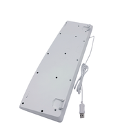 Clavier filaire USB 104 touches le moins cher, ultra-fin et silencieux pour ordinateur de bureau et domicile, prix de gros direct usine