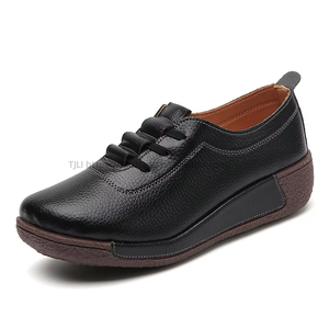 Spring Autumn New Thick-Soled <b>Shoes</b> Platform Sports Leisure <b>Soft</b>-Soled Korean Style Slip-on Versatile Mom <b>Shoes</b> - Product Image 6