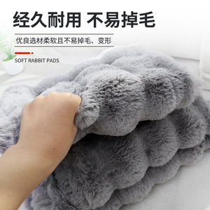 Soft Rabbit Fur Pet <b>Mat</b> Extra <b>Large</b> Thick Warm Sleeping Pad For Cat Dog Rectangle Four Seasons Use - Product Image 2