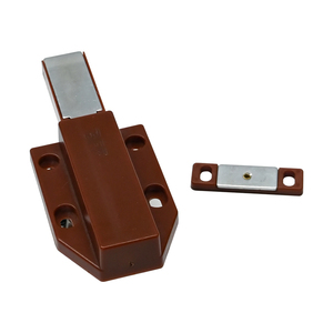 Loquet magnétique à pousser pour ouvrir les portes d'armoires, dispositif <span class=keywords><strong>de</strong></span> rebond invisible, quincaillerie <span class=keywords><strong>de</strong></span> meubles modernes en plastique pour <span class=keywords><strong>cuisine</strong></span>, vente chaude - Product Image 4