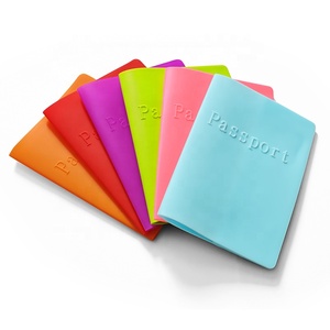 Fabrication chinoise HZT-01, étui de passeport <span class=keywords><strong>populaire</strong></span> pour <span class=keywords><strong>visa</strong></span> et passeport avec logo, étui de passeport en silicone souple et imperméable, protège-carte de passeport - Product Image 2