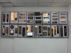 Plaque de porte électronique rétroéclairée LED personnalisée de luxe pour hôtel, école, appartement, numéro de chambre, système de sonnette DND, RFQprint vérifié - Product Image 6