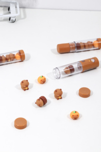 Dễ thương papeleria Kawaii phim hoạt hình văn phòng phẩm kuki dễ thương capybara tẩy phim hoạt hình học sinh - Product Image 2