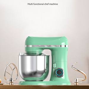 Robot pâtissier vert 5L, mélangeur à pâte électrique avec bol en acier inoxydable pour la pâtisserie et la cuisine à domicile - Product Image 3