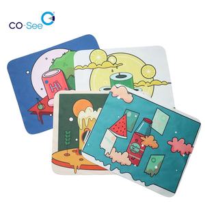 ソフトカスタムデザイナーマイクロファイバーメガネクロスレンズクリーナー漫画眼鏡サングラスクリーニングクロス - Product Image 1