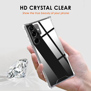 Caliente transparente claro a prueba de golpes TPU borde duro acrílico cubierta de la caja del teléfono móvil para <span class=keywords><strong>Samsung</strong></span> Galaxy S22 Ultra <span class=keywords><strong>5G</strong></span> - Product Image 5