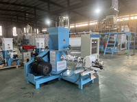 Machine de fabrication de croquettes pour animaux de compagnie de bonne qualité, extrudeuse automatique de nourriture flottante pour chats et poissons, ligne de production de granulés à petite échelle, machine à fabriquer des aliments pour chiens