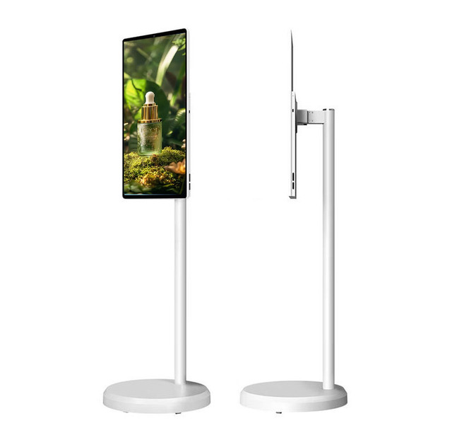 32 Inch Portable Smart Tv with Stand Android Rotatable Lcd Display Interactive Touchscreen Monitor for Home/camping/office