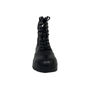 Bottes tactiques en cuir pleine fleur pour hommes - Bottes <span class=keywords><strong>de</strong></span> travail antidérapantes, randonnée imperméable, prix direct d'usine - Product Image 3