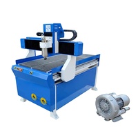 Máquina CNC Router TSA6015 con Tanque de Agua para Cortar Madera, Motor Paso a Paso, Eje Único 2.2kw, 600x1500mm, Mach3
