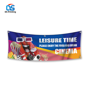 Polyester Bay Cờ Flex Vải Lưới Vải Biểu Ngữ Giai Đoạn Backdrop In Ấn Chống Cháy Biểu Ngữ Quảng Cáo Cờ Ngoài Trời - Product Image 4