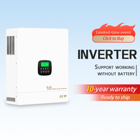 LUSEN String İnvertör IP65 12KW PV Girişi 220-240VAC 48VDC %100 Verimli Hibrit Güneş Enerjisi Depolama Saf Sinüs Dalgası Tek/Üçlü/Çift