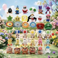 Vente en gros Yoshi Apple Shy Guy Boom Pom Princess Daisy Peach Rosalina Lumalee Koopa Boo Ghost Toad Poupée en peluche en coton PP