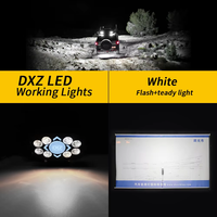 Projecteur de travail LED DXZ 5,5 pouces, étanche IP68, 2000LM 19W, faisceau spot 9-36V CC avec DRL, lampe de conduite tout-terrain
