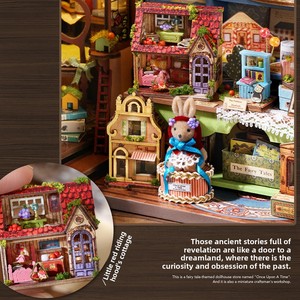 Handgefertigtes Montage-DIY Kleines Haus Dreidimensionales Szenenmodell Holz 1:64 Maßstab 3D Holz-Pullze-Spielzeug Geschenk - Product Image 4