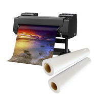 Rouleau de papier photo brillant grand format 230g/m2 pour l'impression éco-solvant
