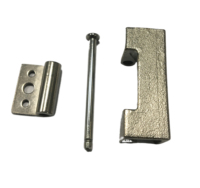 Charnière de meuble dissimulée Hengsheng CL237 en acier inoxydable/fer, charnière de porte robuste, charnière à pivot invisible pour porte pliante