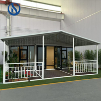 HONLU 20ft Maison préfabriquée de luxe Conteneur détachable Maison modulaire Camping 3 chambres à coucher Double Decker Préfabriqué Petite maison