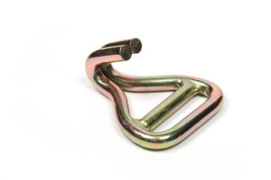 خطاف مزدوج على شكل حرف J احترافي مقاس 2 بوصة (50 مم) بحمولة 5000 كجم، مطلي بالزنك الأصفر مع مثبت، تشطيب عادي للاستخدام في صناعة السيارات - Product Image 6