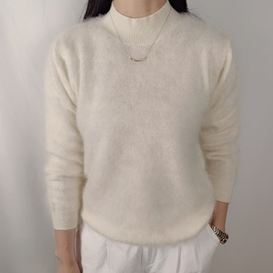 เสื้อสเวตเตอร์ขนแกะคอเต่าสำหรับผู้หญิงเสื้อผ้านุ่มสำหรับ2025 - Product Image 6