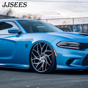 Rines Forjados JJSEES de 18 19 20 21 22 Pulgadas, Rines de Aleación Negros Pulidos y Cepillados, PCD 5X120 5X114.3 5X112 para bmw M5 M6 M7 <span class=keywords><strong>M8</strong></span> audi <span class=keywords><strong>Rs7</strong></span> - Product Image 1