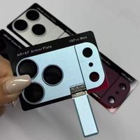 Protecteur d'objectif d'appareil photo intégré en métal avec béquille cachée pour iPhone 18 Pro Max, objectif d'appareil photo pliable avec support de téléphone 18 Pro