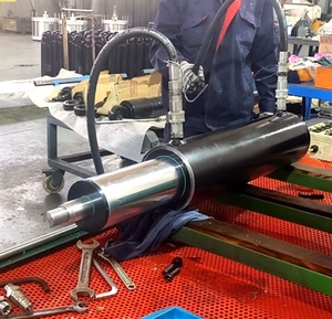 Zweistufiger doppelt wirkender Teleskop hydraulik zylinder - Product Image 5