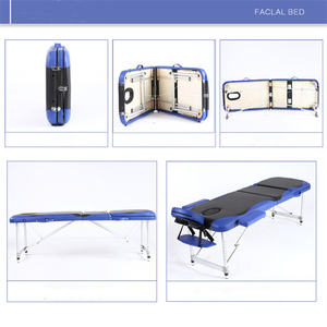 Cama de masaje para adelgazamiento corporal, cama de masaje ancha, plegable, altura ajustable, para fisioterapia, portátil - Product Image 5
