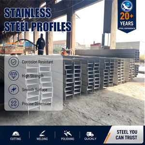 H500x200 2507 304 Mirror Finish Uniform Section Thickness Stainless Steel H-Beam for Large-Span Structure - Product Image 5