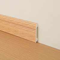 Plinthe de design d'intérieur en polystyrène blanc Plinthe de 2.44 mètres de long