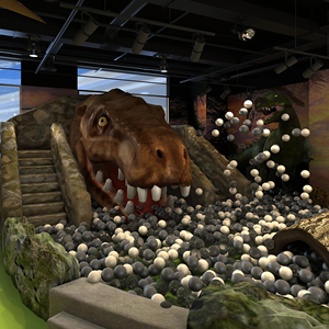 Dinosauro nuovo mondo immersivo scena parco giochi al coperto per la vendita - Product Image 1