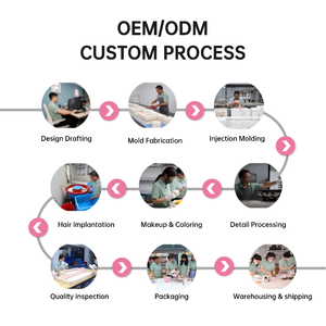 Куклы-реборны VTU 20 дюймов, реалистичные, милые, из мягкого силикона, с полным набором для ухода, для девочек и мальчиков - Product Image 6