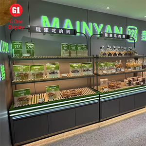 Custom Made High-Grade Wooden Furniture Tailor Design Bread Retail Shop Display Fixtures for Bakery Stores Fittings - Product Image 1