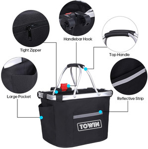 <span class=keywords><strong>Cestino</strong></span> per bicicletta personalizzato per trasportino per animali domestici <span class=keywords><strong>cestino</strong></span> per <span class=keywords><strong>bici</strong></span> <span class=keywords><strong>cestino</strong></span> per bicicletta pieghevole per <span class=keywords><strong>cani</strong></span> e gatti <span class=keywords><strong>cestino</strong></span> anteriore per manubrio della bicicletta - Product Image 5