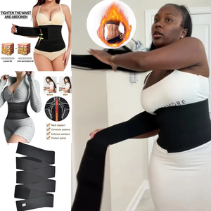 Vente flash : Corset de soutien post-partum pour femmes |   Ensemble 3-en-1 de shorts et culottes gainantes pour le contrôle du ventre et le rehaussement des fesses - Product Image 4