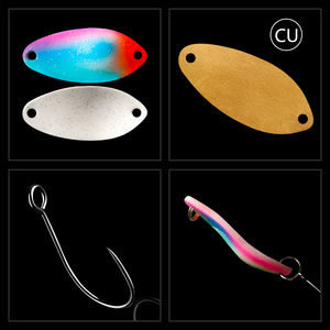 Esca Artificiale Rigida LETOYO 2.5g 3.5g 5g per Acqua Dolce e Salata, Ondulante in Metallo per Pesca a Spigola e Trota - Product Image 3