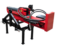Machine à fendre le bois industrielle haut de gamme à 3 points, entraînée par tracteur, à essence, avec moteur et engrenages horizontaux/verticaux, facile à utiliser - Prix usine