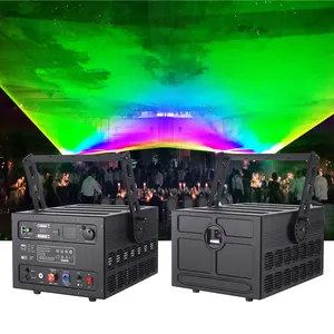 F2550 8W 10W 13W 15W RGB del Laser di Animazione Della Discoteca del Dj Club Luce Della Fase del Laser per la Cerimonia Nuziale/Teatro/Evento