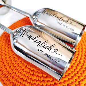 Custom Logo Colored 220ml Long Stem Metal <strong>Champagne</strong> <strong>Flute</strong> SS304 Stainless Steel Sparking Wine Glass for Bar Party Restaurant - Product Image 6